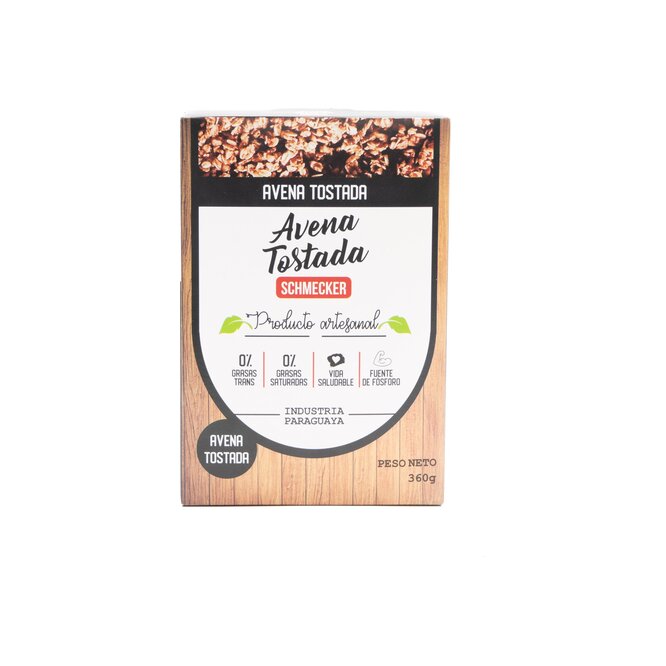 Avena tostada en caja Schmecker 360 gramos