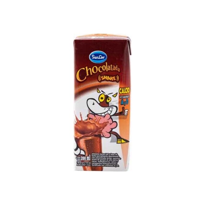 CHOCOLATADA SANCOR ALIMENTO LACTEO 200ML