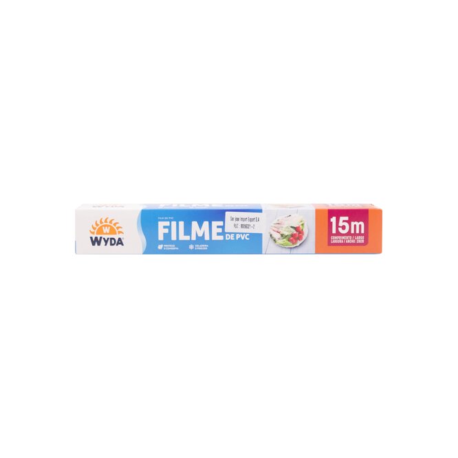 Papel film transparente 15 metros Wyda