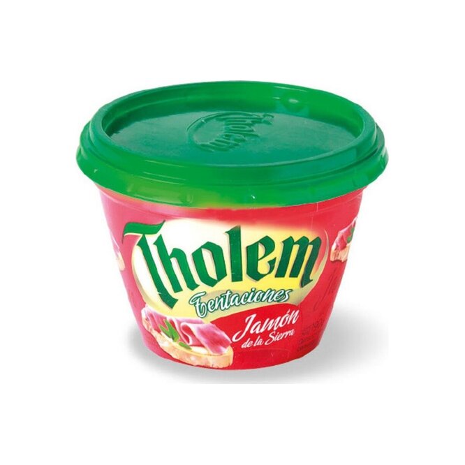 QUESO JAMON D/LA SIERRA 190GR THOLEM POT