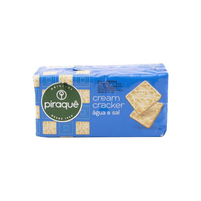 Galletita de agua sal Cracker Paraqué 184 gramos