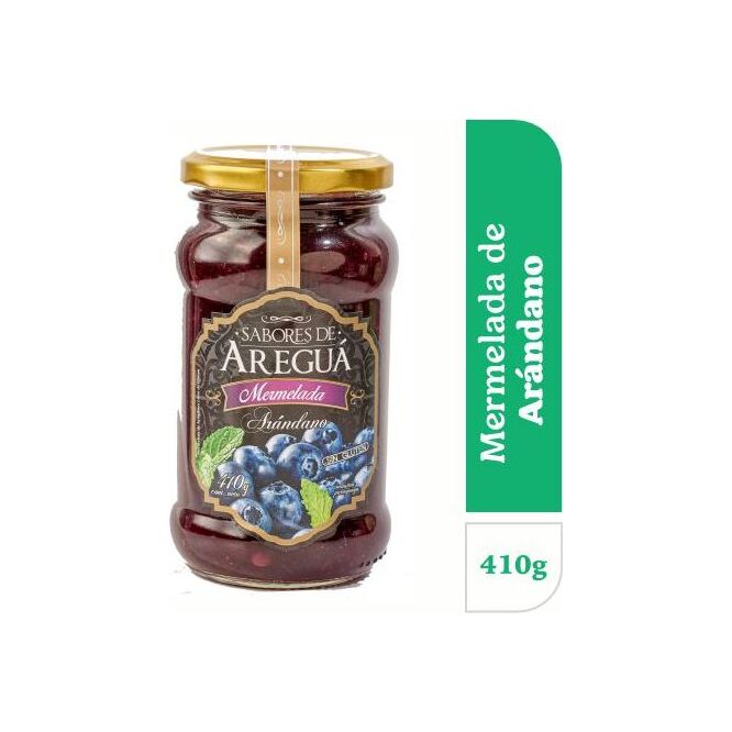 Mermelada de arándanos Sabores de Areguá 410 gramos