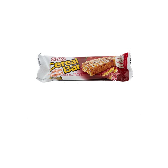 Barra de cereal con frutos rojos y yogurt Cereal Bar Costa 21 gramos