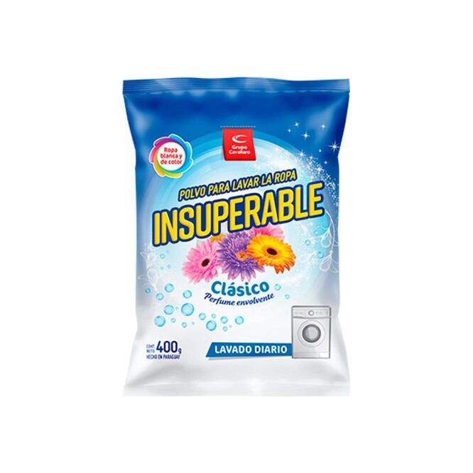 Jabón en polvo clásico insuperable 400 gramos