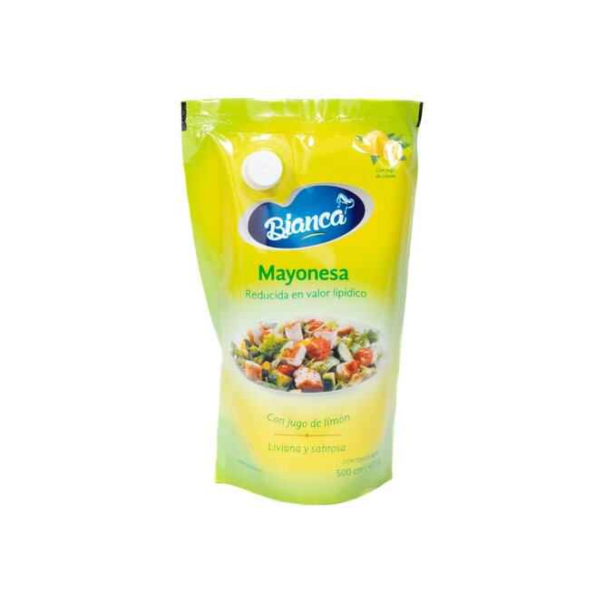 Mayonesa doypack Bianca 500 gramos