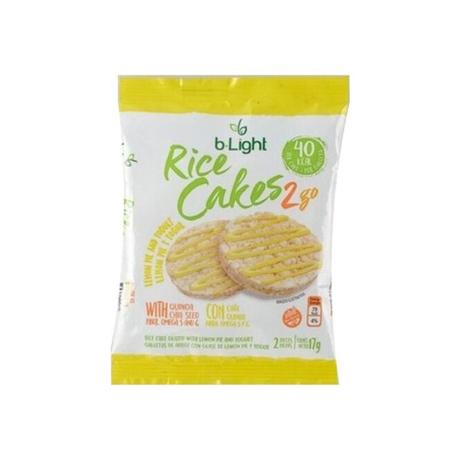 Galletitas de arroz con glaseado de lemon pie y yogur B-Light 2 unidades