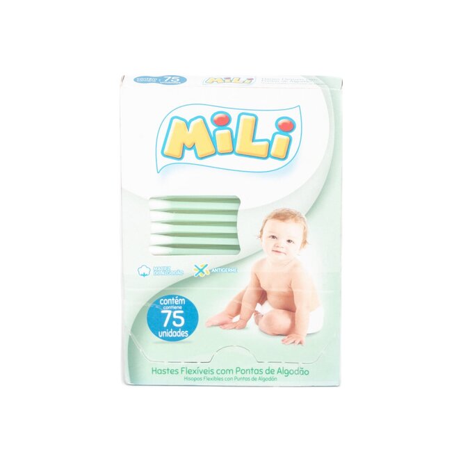 COTONETES HASTES FLEXIBLES 75UN MILI PAQ
