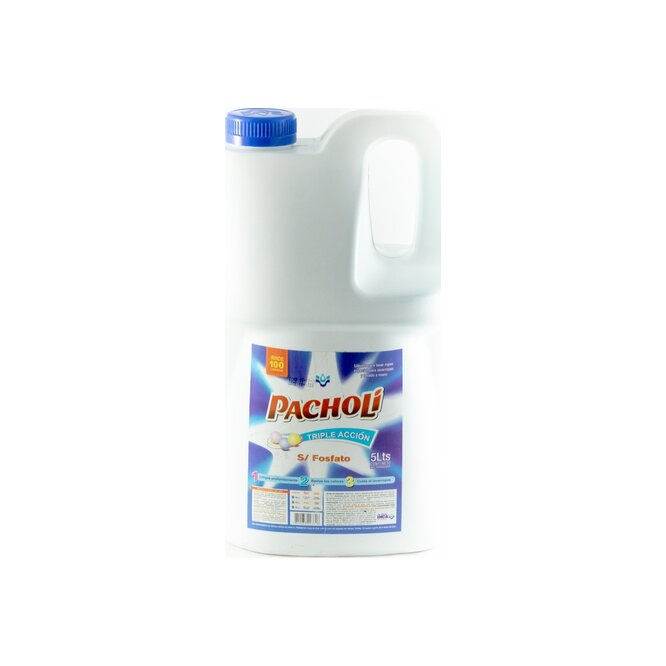 Jabón líquido triple acción bidón Pacholí 5 litros