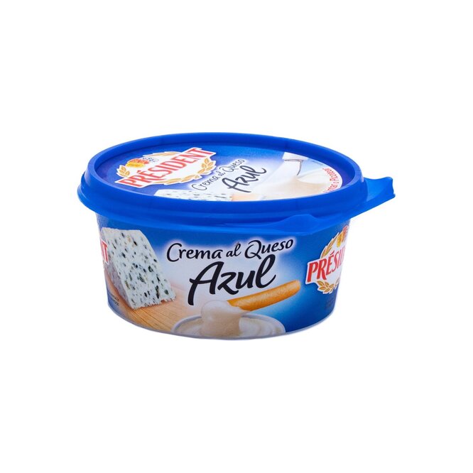 QUESO CREMA AZUL 125GR PRESIDENT POT PRE