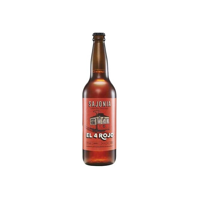 CERVEZA SAJONIA RED ALE BOT 640ML