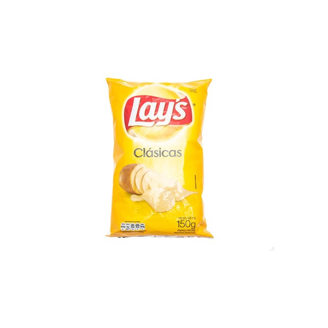 Papas fritas clásicas Lay's 150 gramos