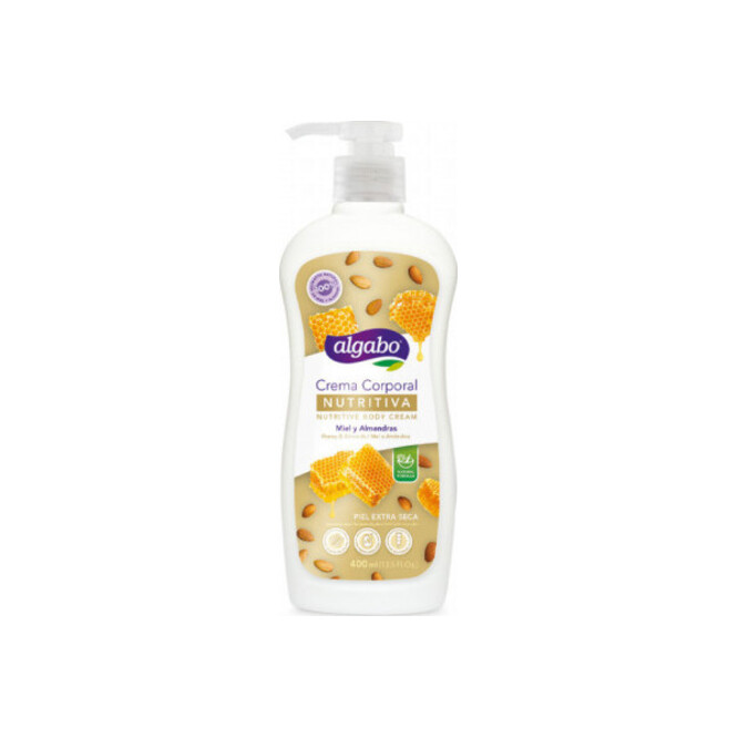Loción corporal miel y almendras Algabo 400 ml