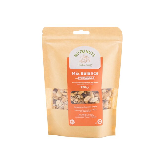 Frutas secas mix balance Nutri Nuts 250 gramos