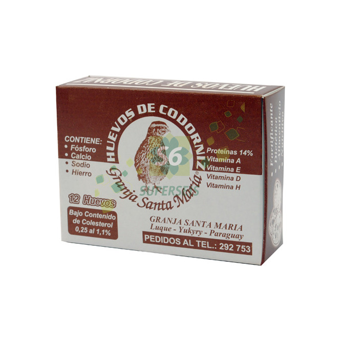 HUEVO DE CODORNIZ 12UN GRANJA SANTA MARI
