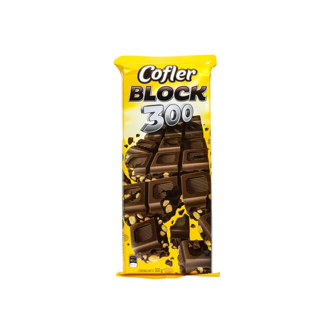 Chocolate con maní block Cofler 300 gramos