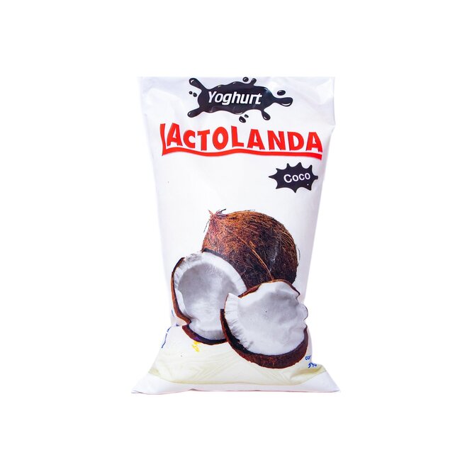 Yogurt fruttigurt entero sabor coco sachet Lactolanda 1 litro