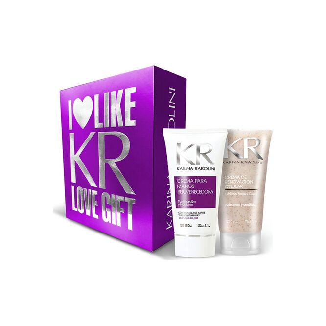 Crema Exfoliante para manos dúo crema lilac Karina Rabolini 150 gramos