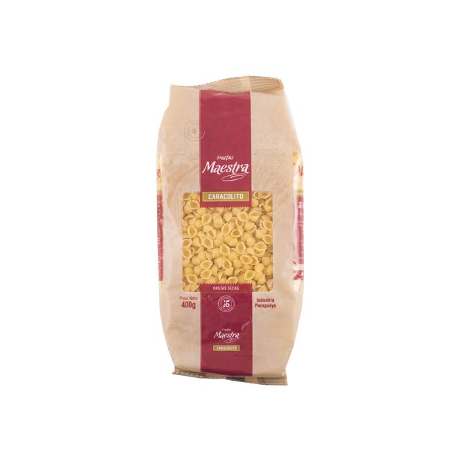 Fideo caracolito paquete Maestra 400 gramos