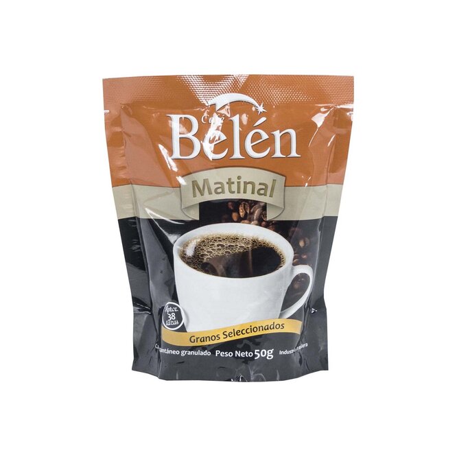 Café instantáneo matinal en paquete Belén 50 gramos