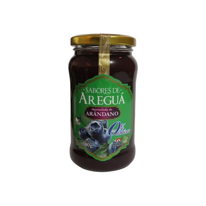 Mermelada de arándano sin azúcar Sabores de Areguá 400 gramos