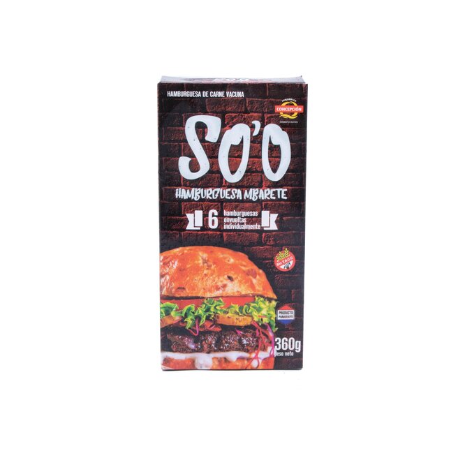 Hamburguesa de Carne So'o 6 unidades