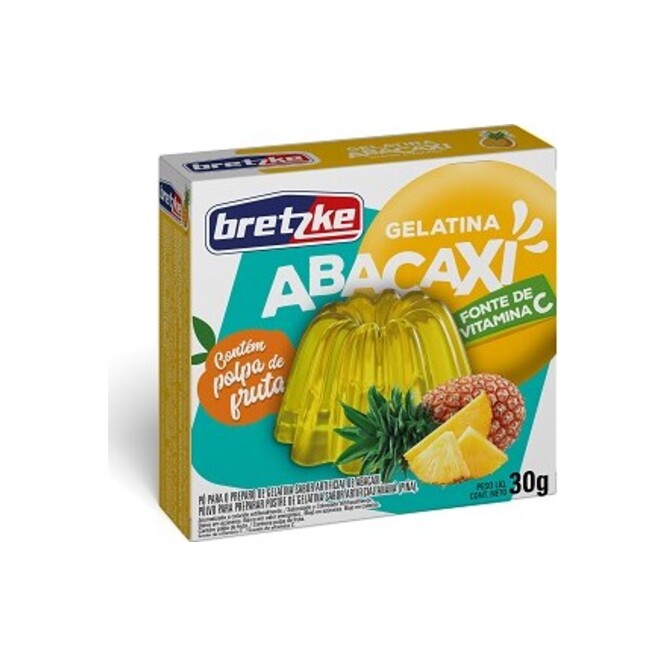 Gelatina Sabor Piña Bretzke 30 gramos
