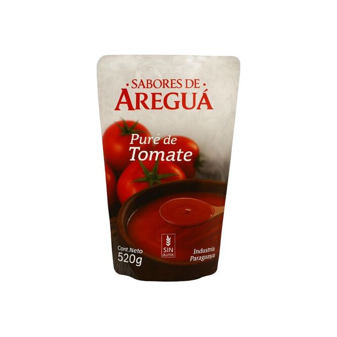 Puré de tomate frasco Sabores de Areguá 520 gramos