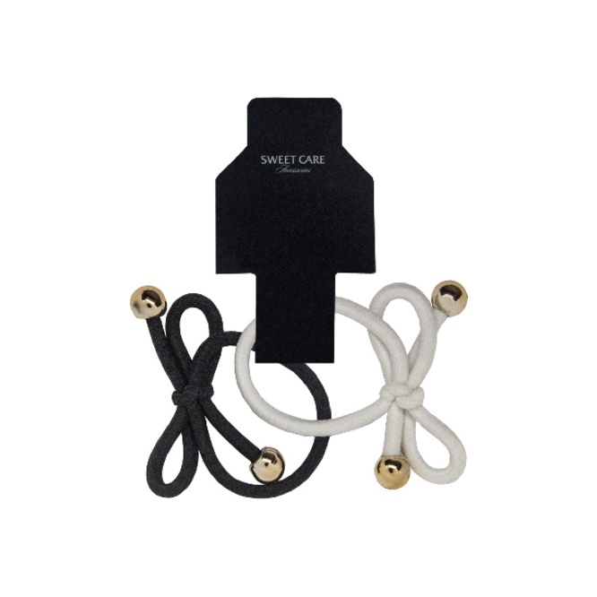 GOMA SWEET CARE BLANCO/NEGRO 2UN BLIS