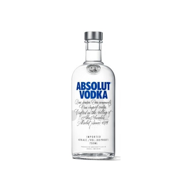 Vodka blue absolut 750 ml