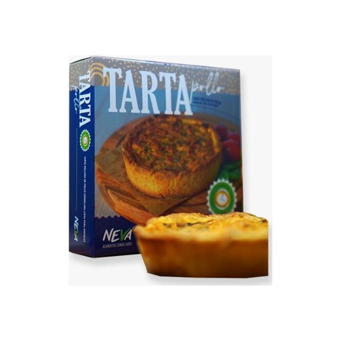 Tarta de pollo congelada paquete Neva 250 gramos