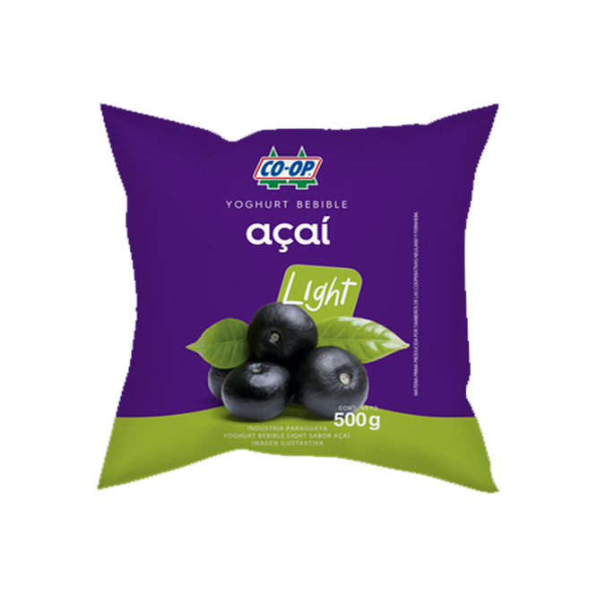 YOGHURT BEB LIGHT SABOR ACAI COOP 500GR