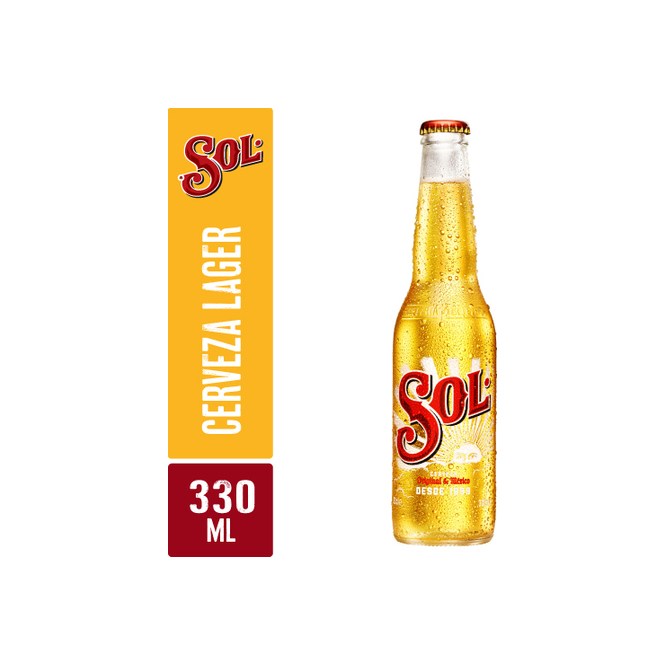 Cerveza Original en Botella Sol 330 ml