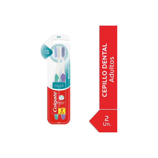 Cepillo dental adulto slim soft Colgate