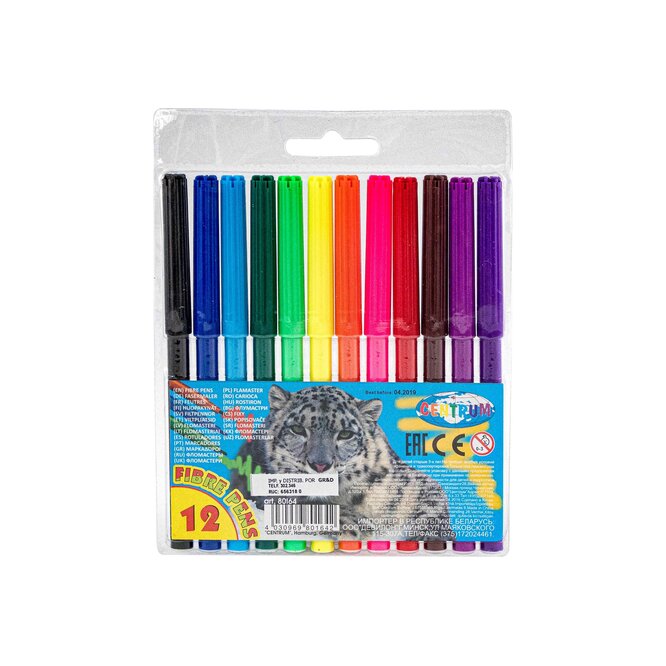 MARCADOR FINO 12UN VAR COL CENTRUM BLIS