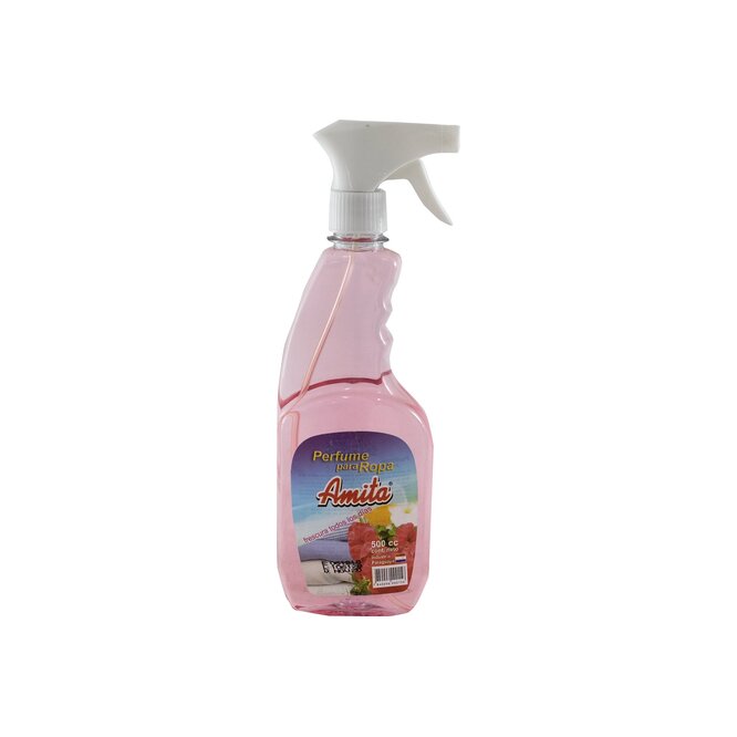 Perfume para ropa gatillo rosado Amita 500 ml