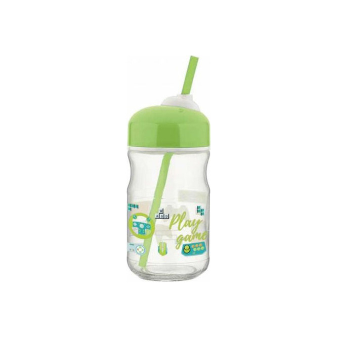 Botella de Vidrio con Sorbete Bubble REF 151565 Renga 370 ml