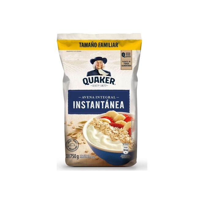 Avena Integral Instantánea Quaker 750 gramos