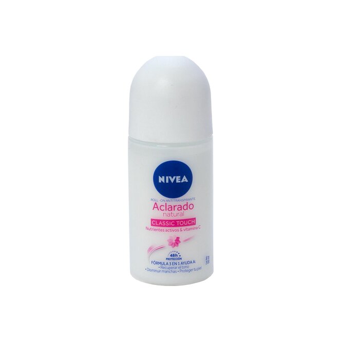 Desodorante roll on aclarado natural Nivea 50 ml