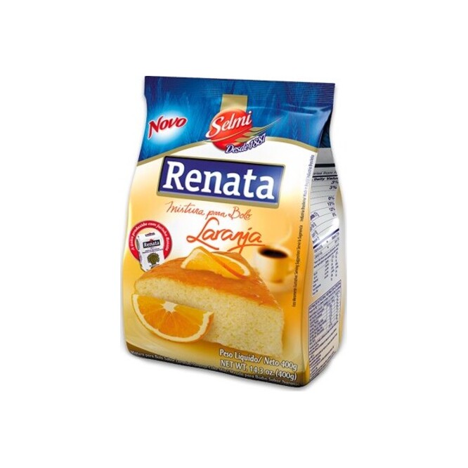 Mezcla para bizcochuelo sabor naranja Renata 400 gramos