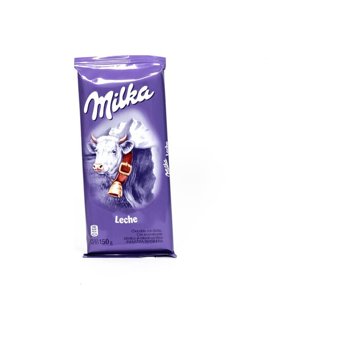 Chocolate con leche en tableta Milka 150 gramos
