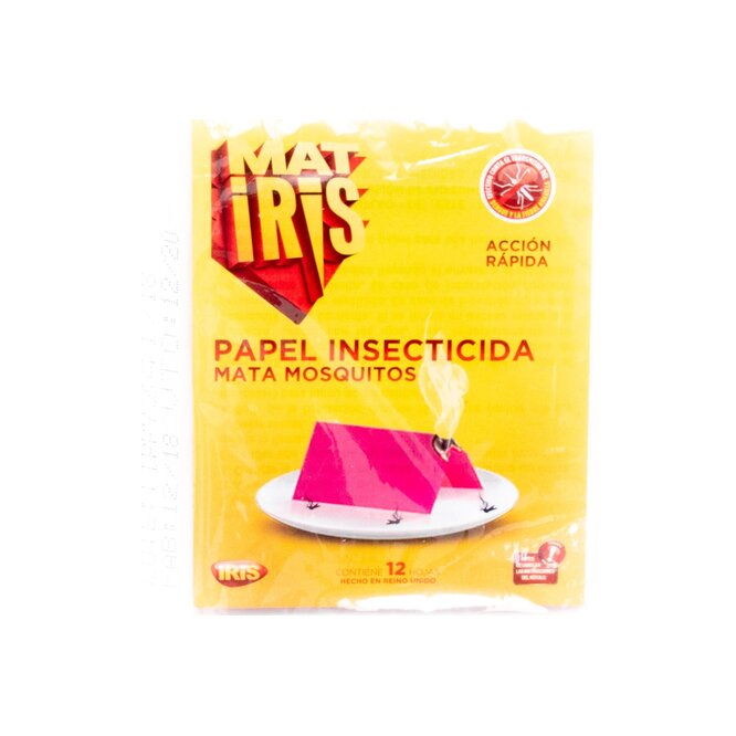Papel mata mosquitos Matiris 12 unidades