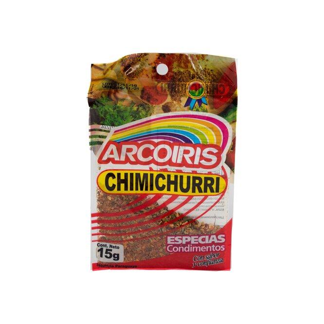 Chimichurri paquete Arcoíris 15 gramos