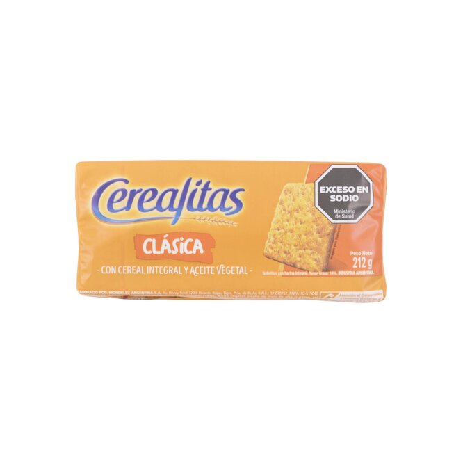 Galletitas integral Cerealitas 212 gramos