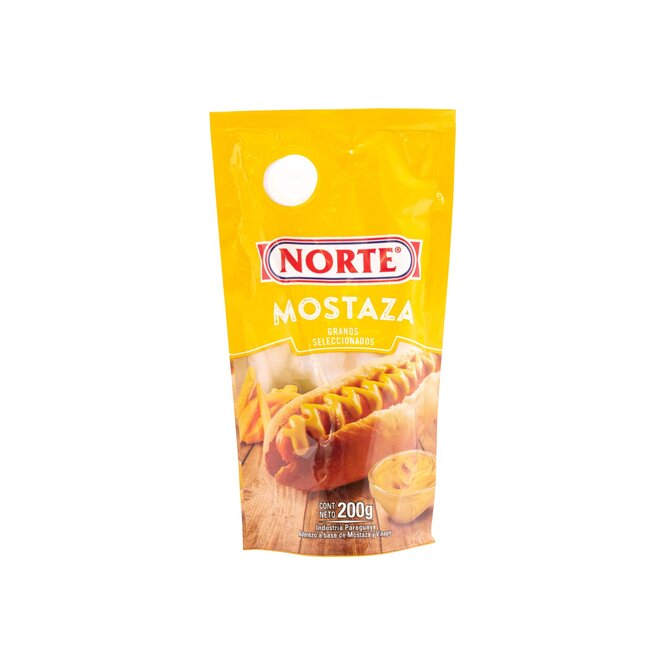 Mostaza original paquete Norte 200 gramos