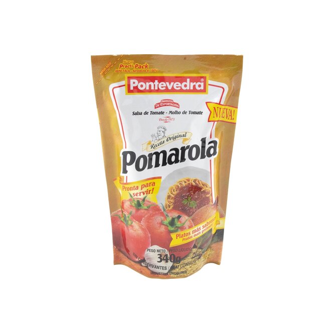 Salsa pomarola doy pack Pontevedra 340 gramos