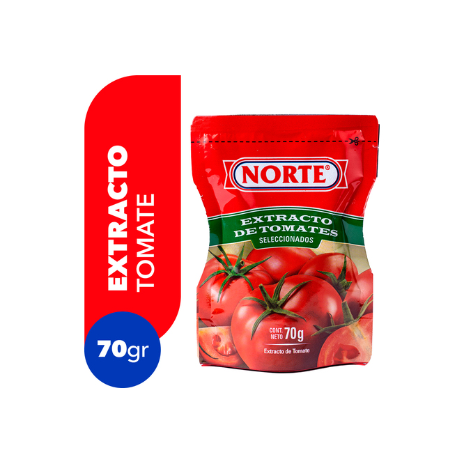 Extracto de tomate tubo Norte 70 gramos