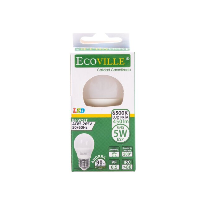 Foco Led Luz Fría 5W 450 LM Ecoville