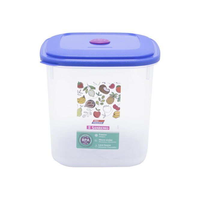 Pote Cuadrado Alto Fácil San Remo 3,8 litros