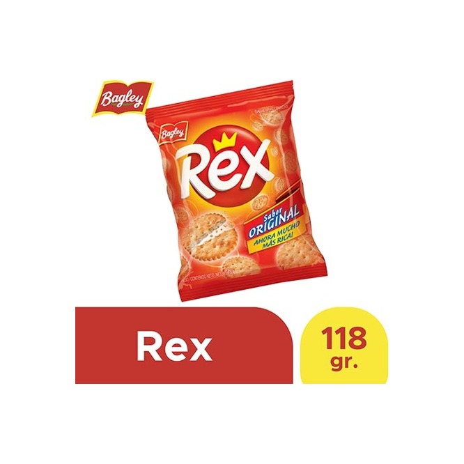 Galletitas sabor original Rex 75 gramos