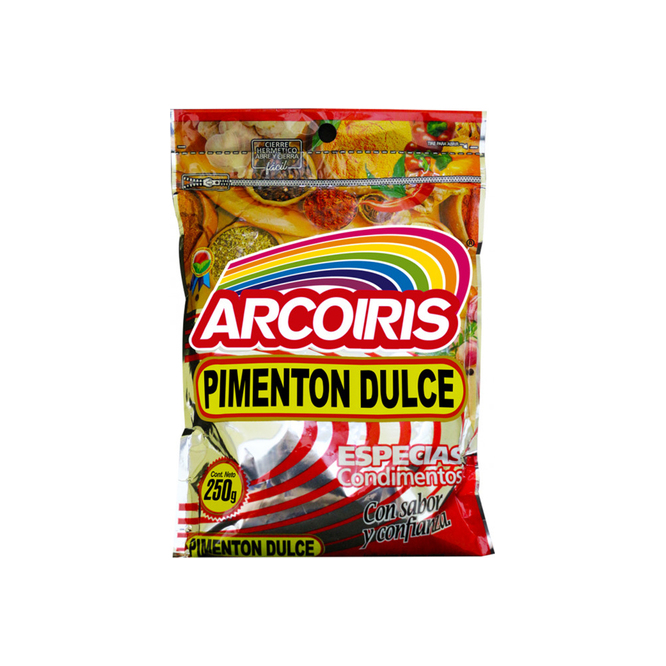 Pimentón dulce Arcoiris 250 gramos